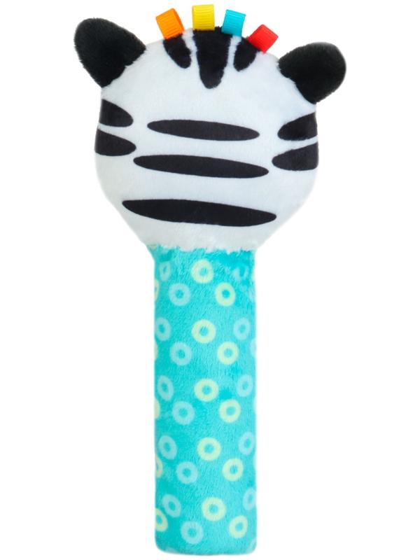 Игрушка - пищалка Крошка Я «Зебра» с погремушкой