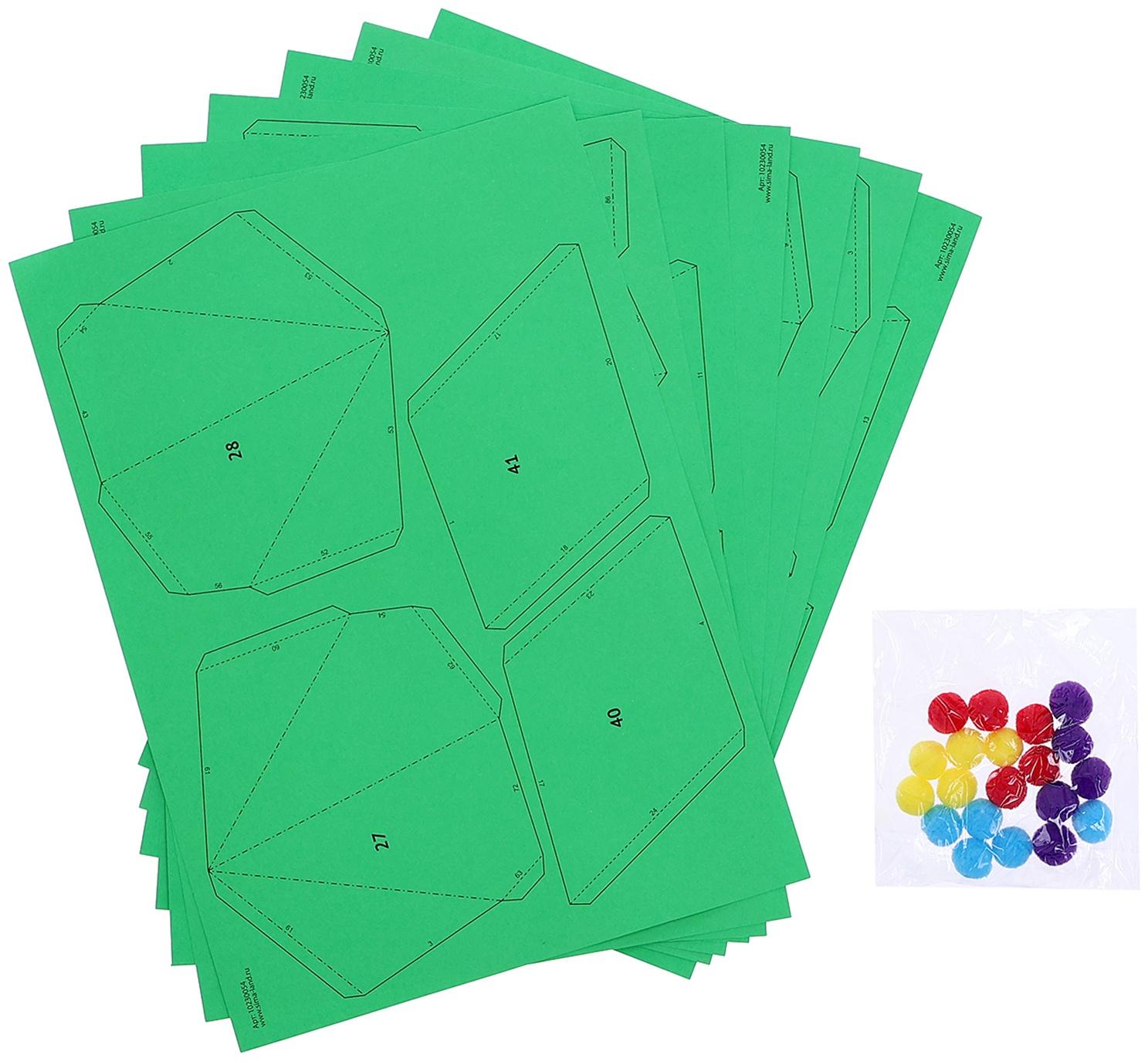 Полигональный конструктор «Ёлочка», 42 детали