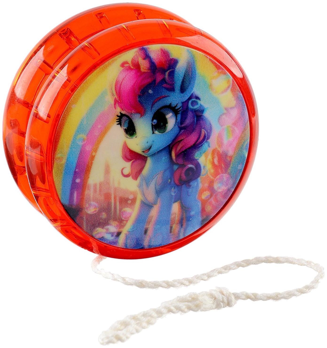 Йо-йо световая «Единорожек», МИКС