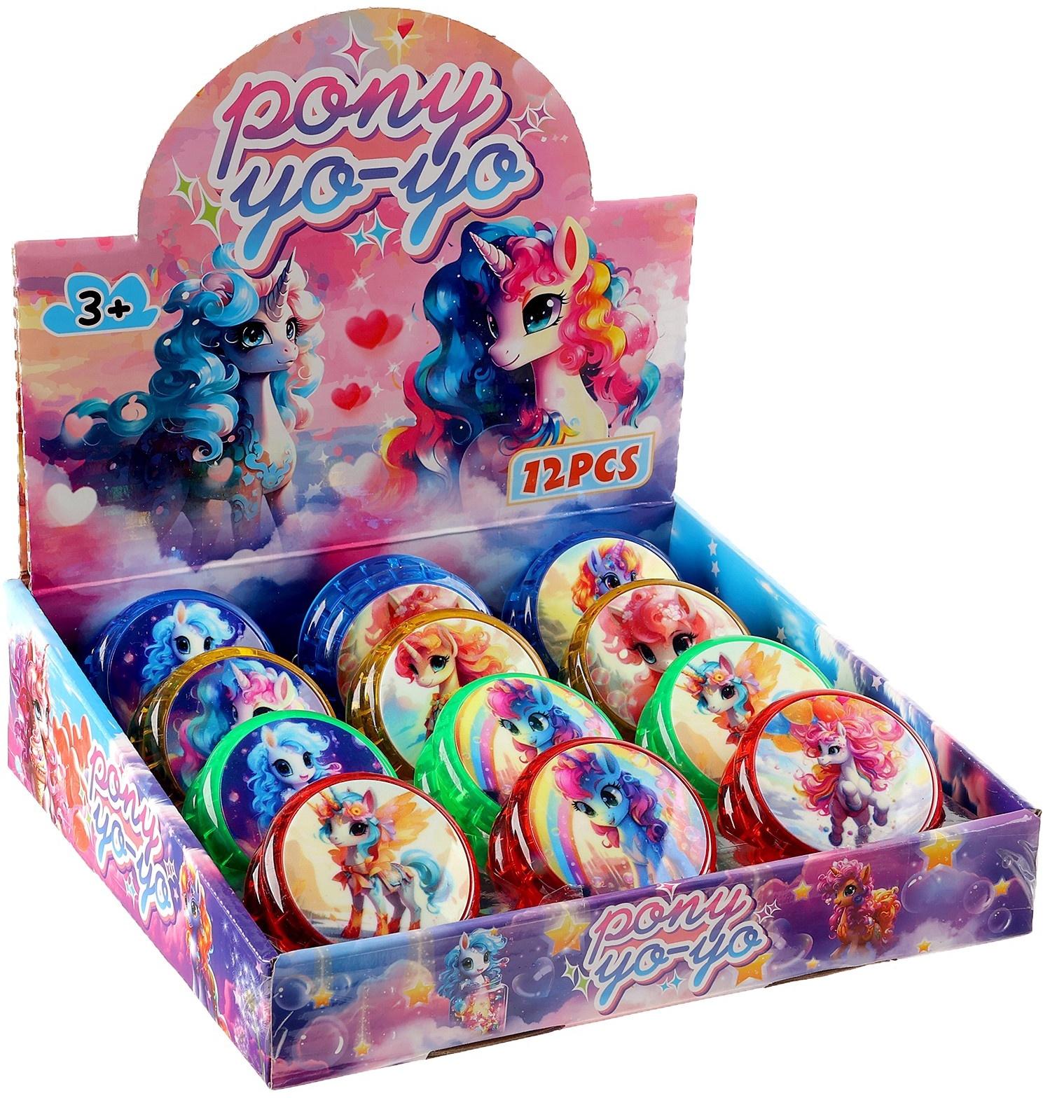 Йо-йо световая «Единорожек», МИКС