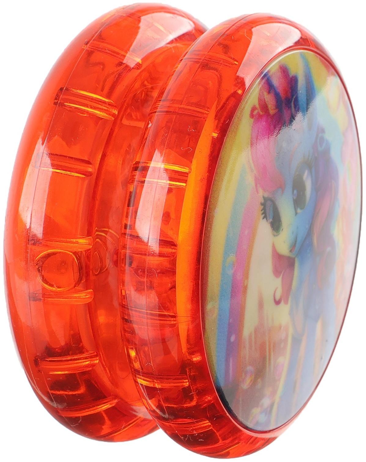 Йо-йо световая «Единорожек», МИКС