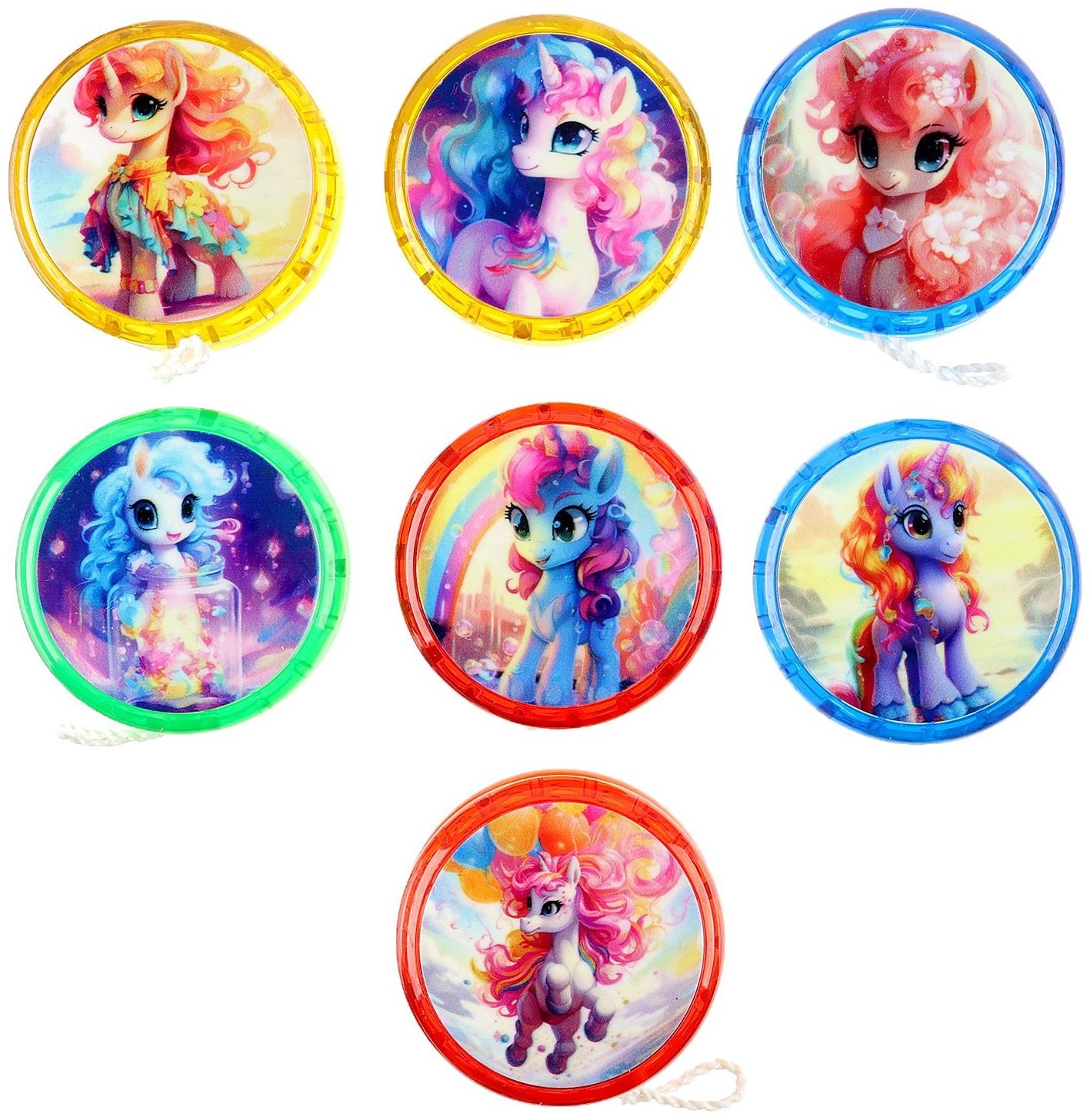 Йо-йо световая «Единорожек», МИКС