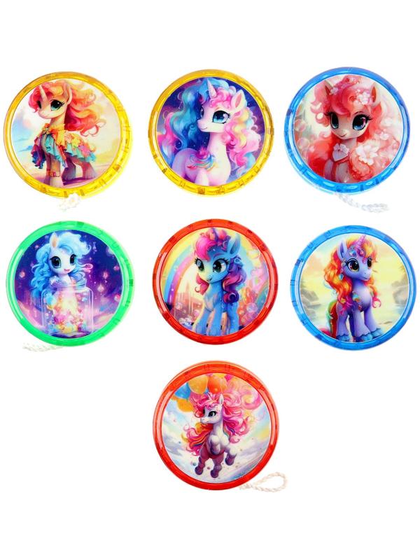 Йо-йо световая «Единорожек», МИКС