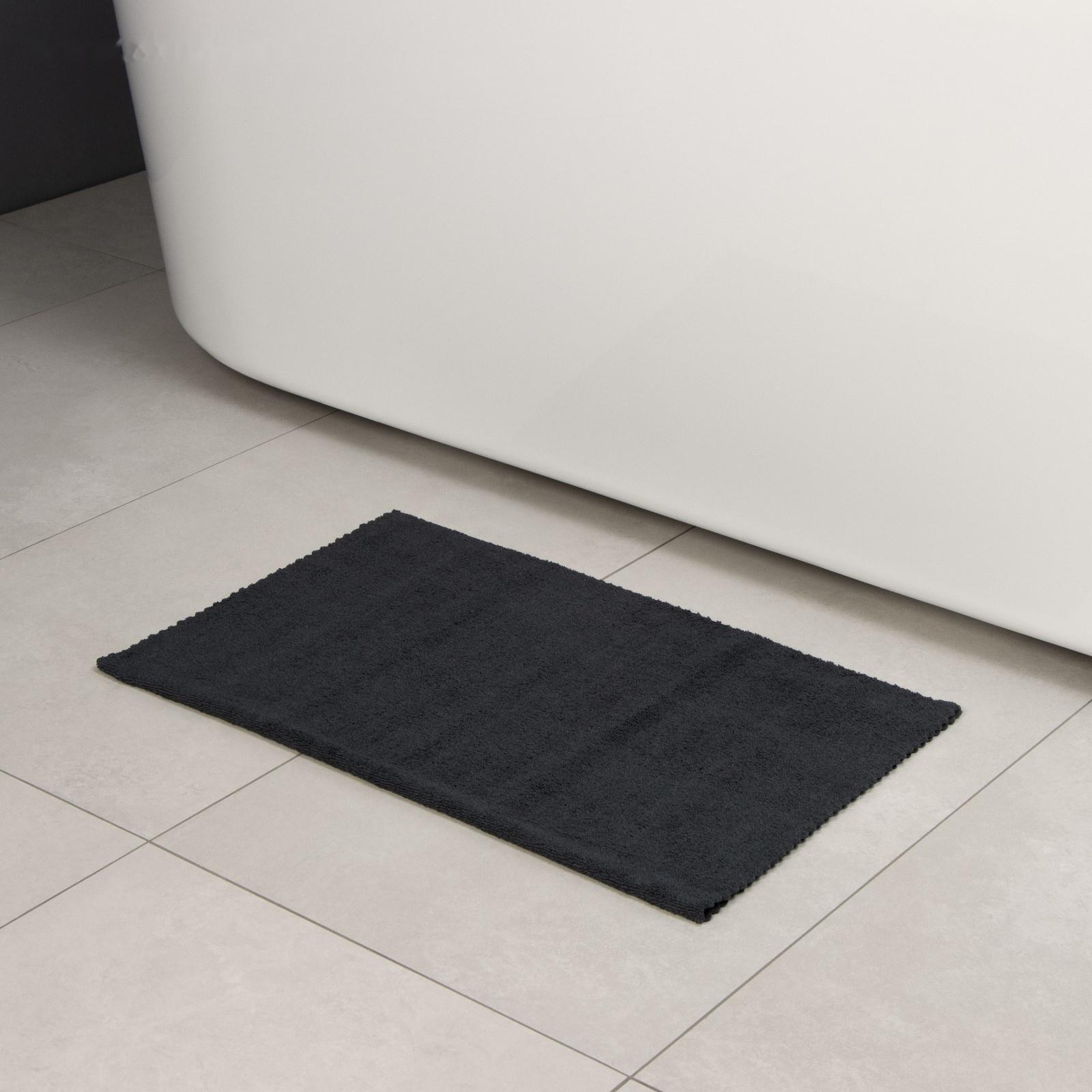 Тряпка для пола Raccoon, 220 г/м², 60×80 см, микрофибра, ультразвуковая обработка края, 2 шт, черная