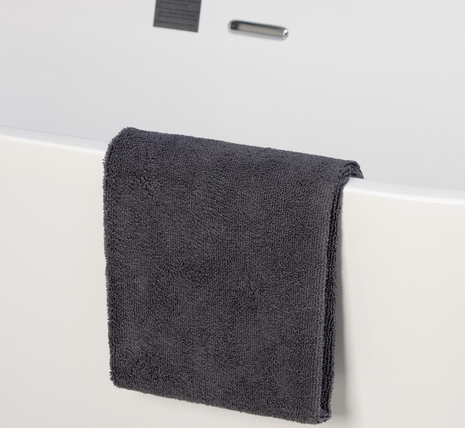 Тряпка для пола Raccoon, 220 г/м², 60×80 см, микрофибра, ультразвуковая обработка края, 2 шт, серая