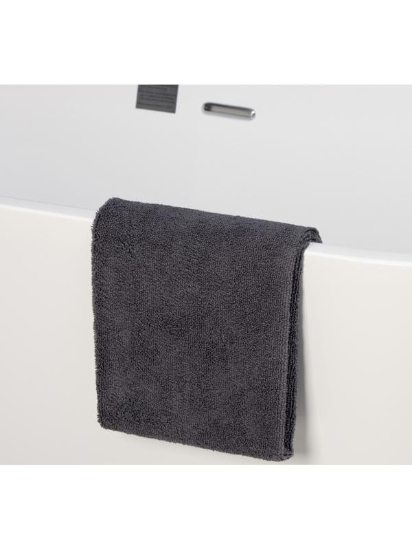 Тряпка для пола Raccoon, 220 г/м², 60×80 см, микрофибра, ультразвуковая обработка края, 2 шт, серая