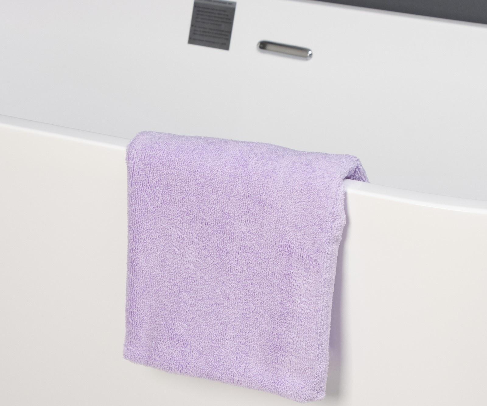 Тряпка для пола Raccoon, 220 г/м², 60×80 см, микрофибра, ультразвуковая обработка края, 2 шт, сиреневая