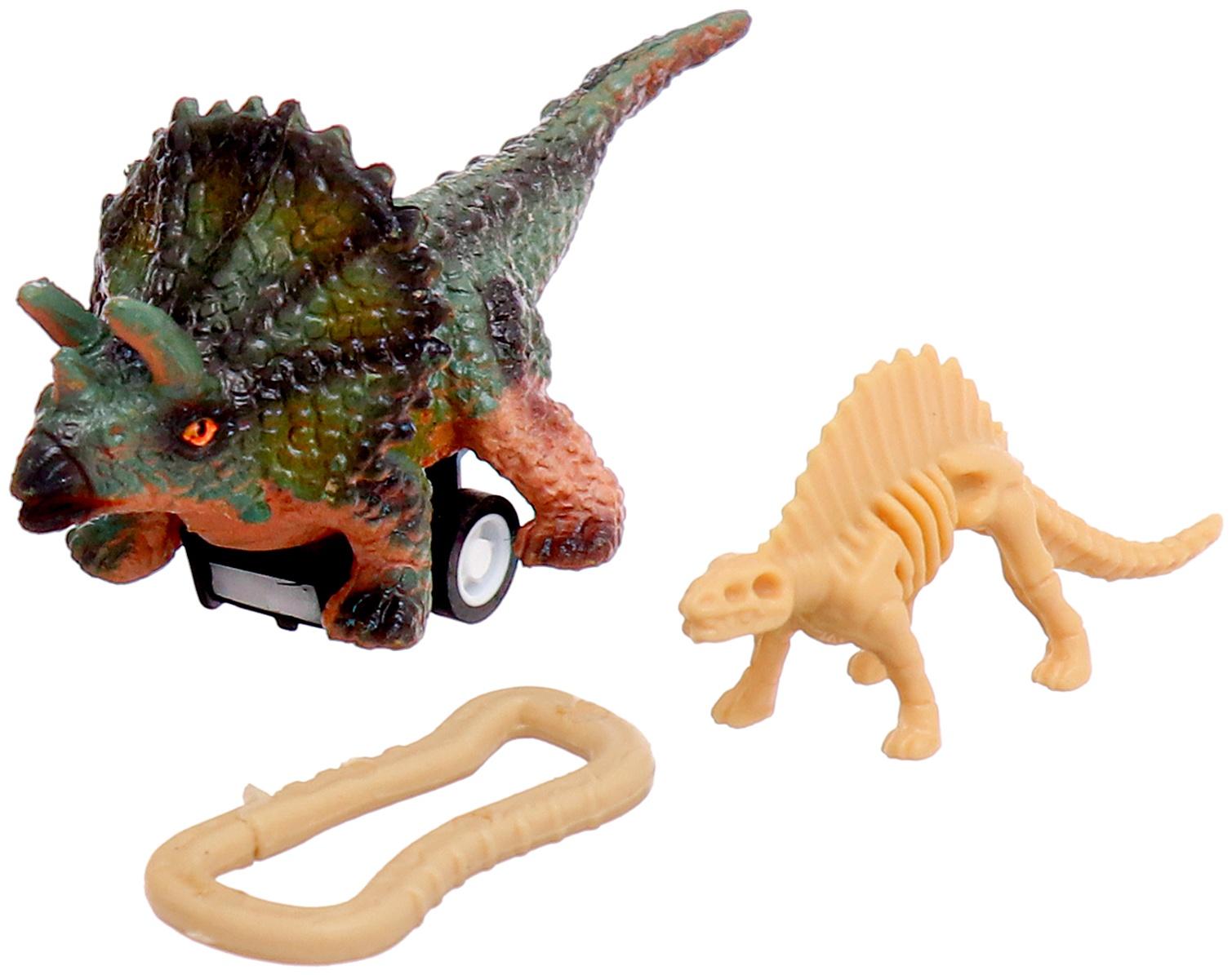 Игрушка-сюрприз «Диночереп», инерционная машинка, 12 видов