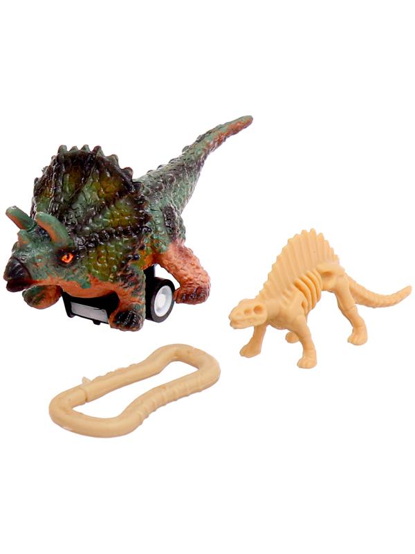 Игрушка-сюрприз «Диночереп», инерционная машинка, 12 видов
