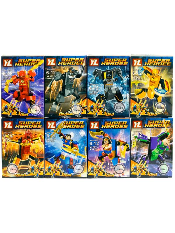 Конструктор YL «Минифигурки Супергероев DC» YL827 (Super Heroes) / 8 шт.