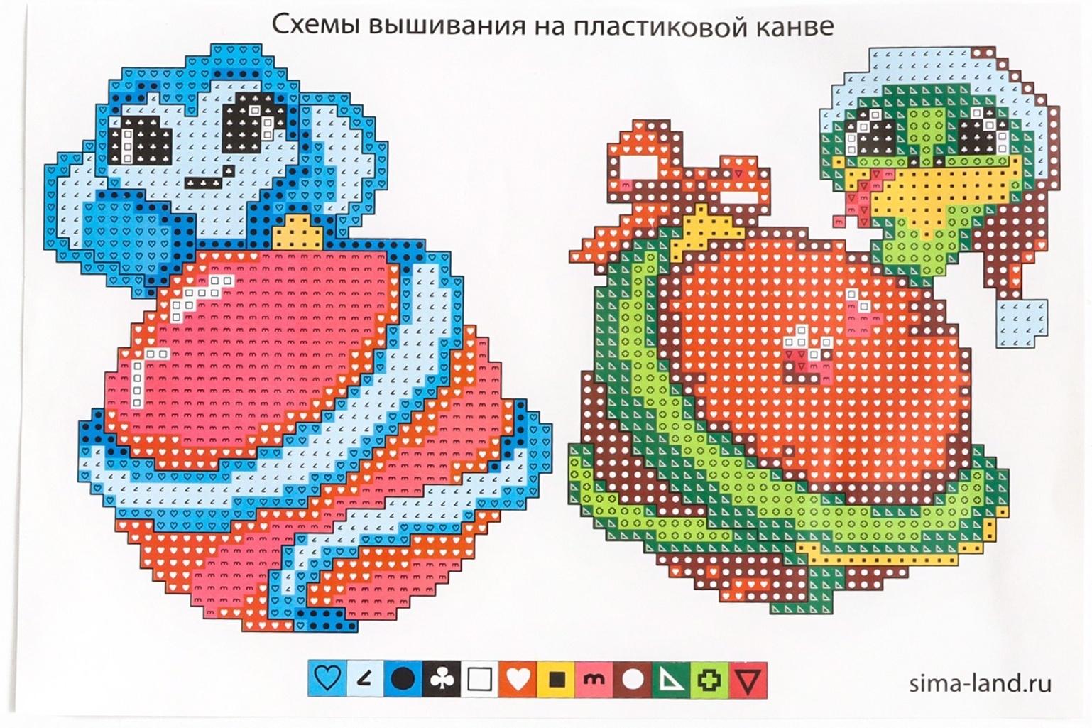 Вышивка крестиком на пластиковой канве на новый год «Змея», набор для творчества