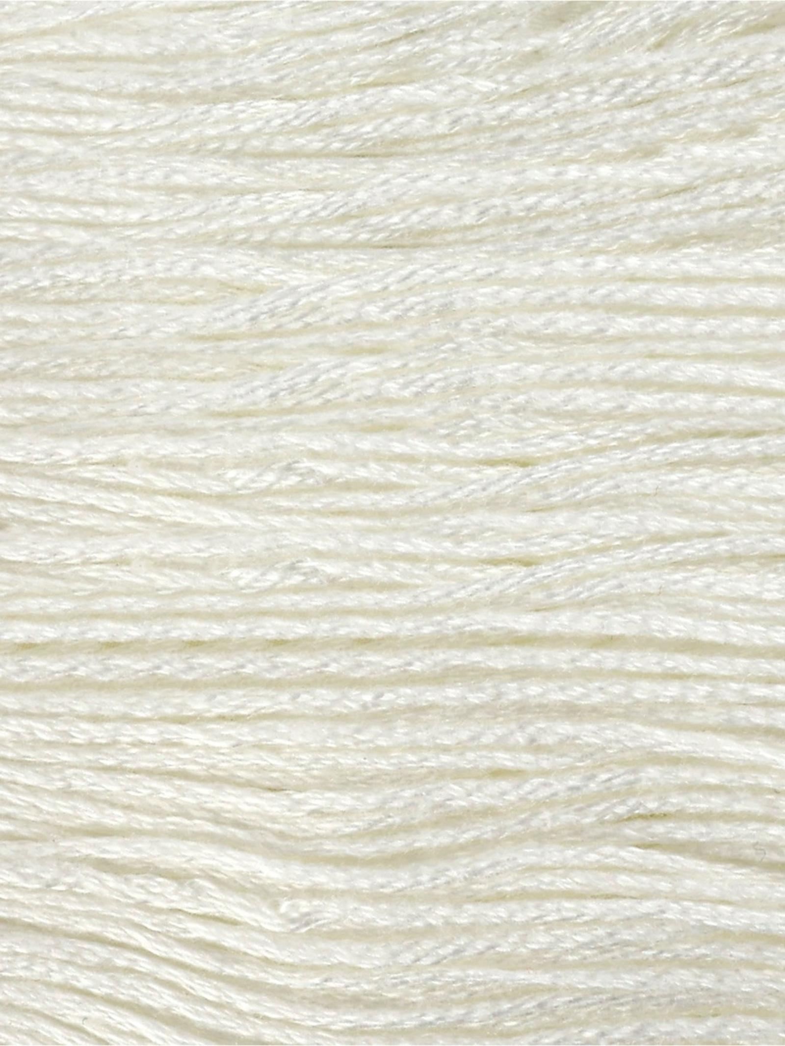 Набор ниток мулине Blanc, 8±1 м, 6 шт., белый