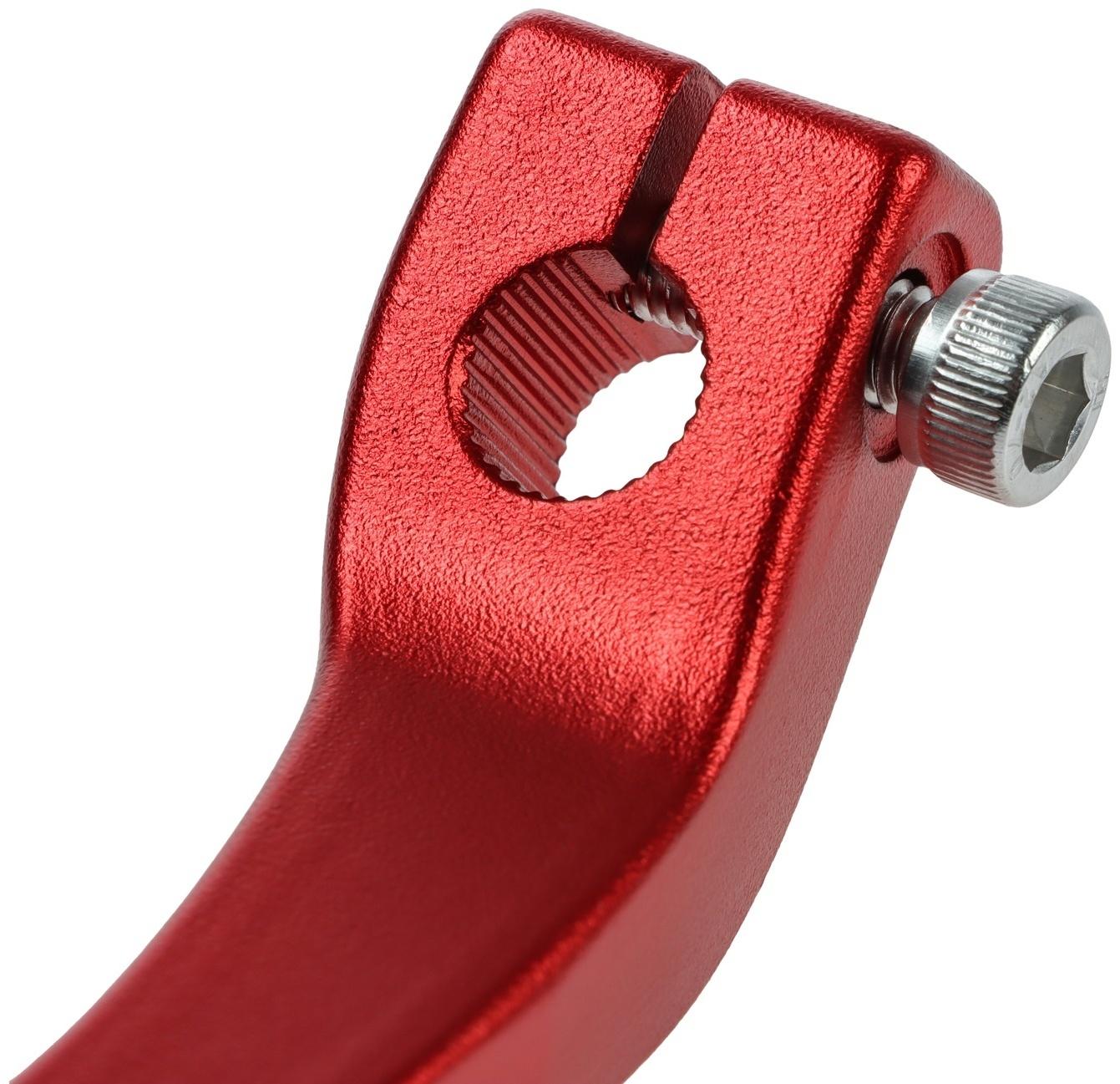 Рычаг переключения передач, складной, 135×54 мм, посадочное 10 мм, красный