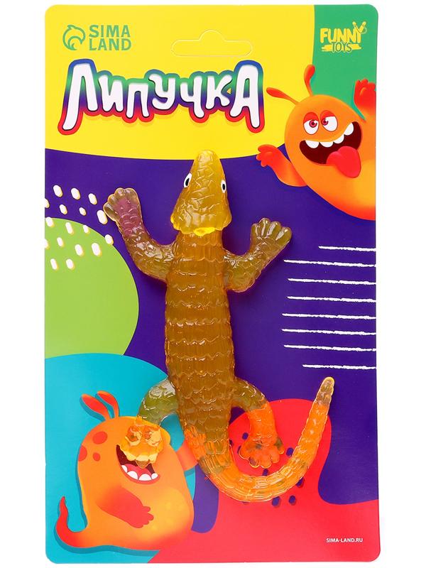 Липучка «Ящерка», МИКС, на блистере