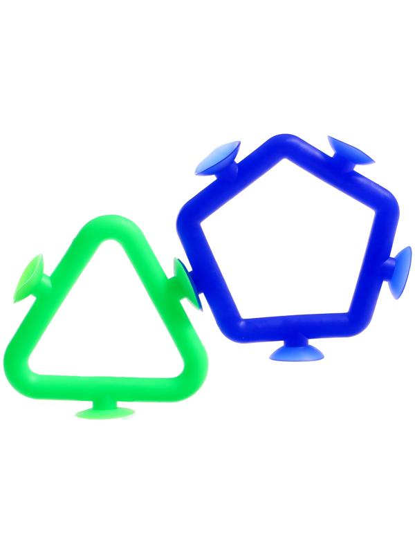 Развивающий набор «Фигуры-липучки», 10 заданий, 8 фигур, 3+