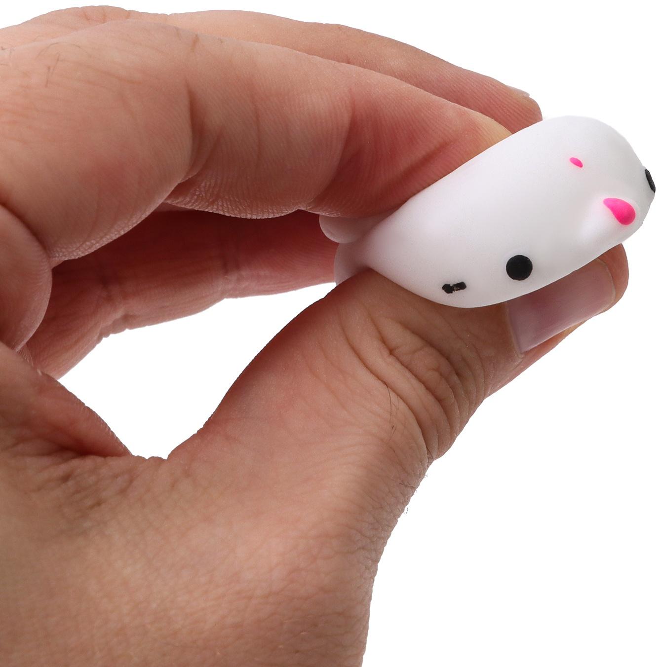 Антистресс сквиш мялка «Зайка», с наклейки, в пакете