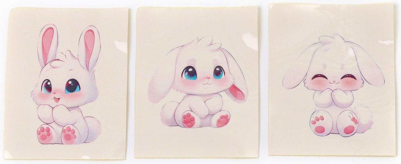 Антистресс сквиш мялка «Зайка», с наклейки, в пакете