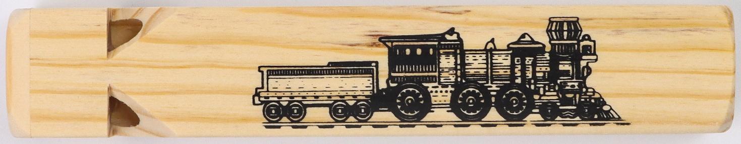 Свисток деревянный «Поезд» 19×3.3×3.3 см