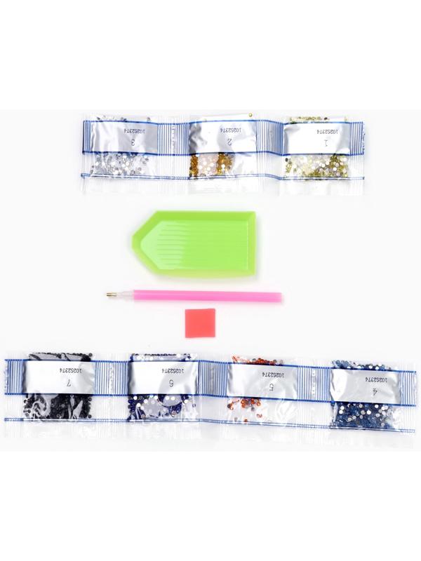 Алмазная мозаика на шоппере для детей «Звёзды и ночь», набор для творчества