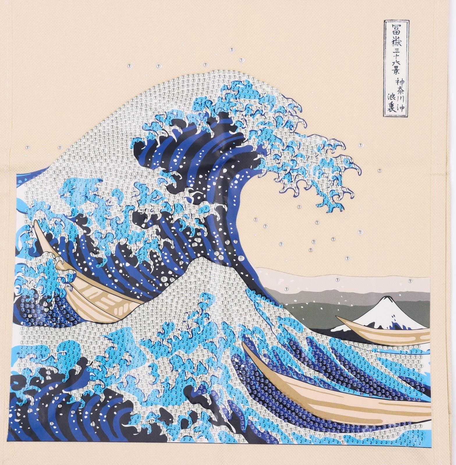 Алмазная мозаика на шоппере для детей «Волна», набор для творчества