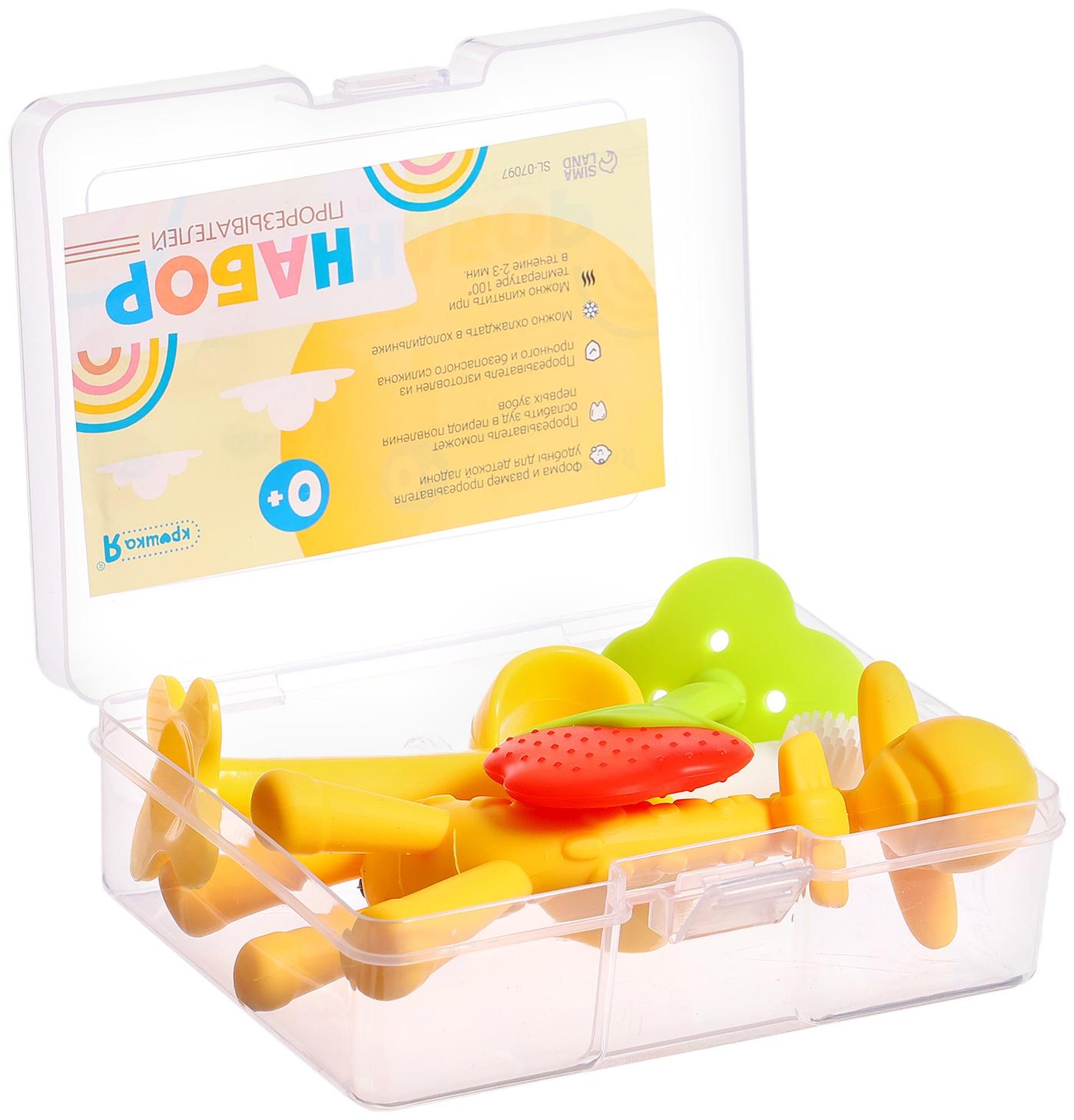 Набор прорезывателей, щётка, 4 шт.