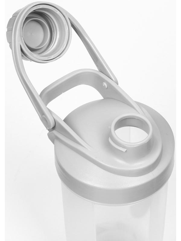 Шейкер спортивный для коктейлей, спортивного питания, 500 мл, Power, 18.5 х 11 см, серый