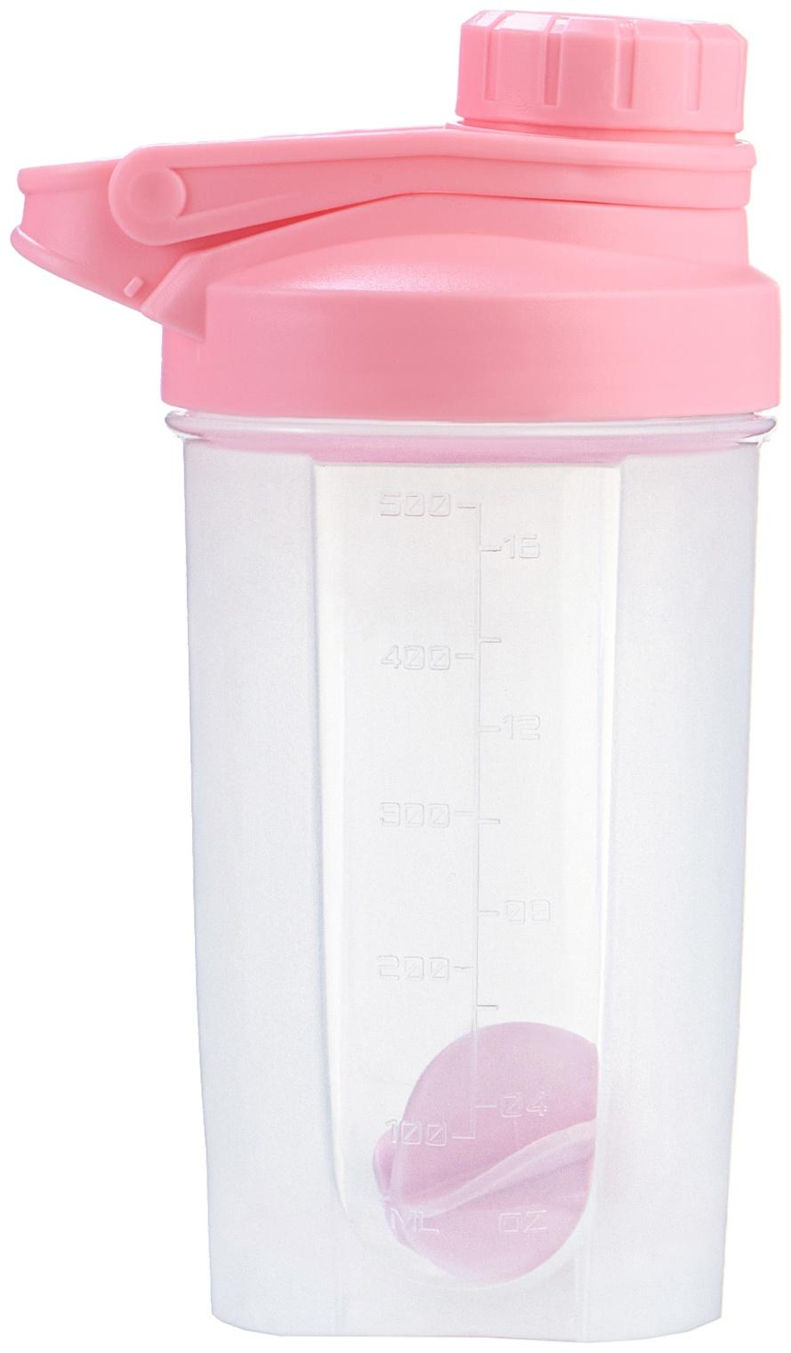 Шейкер спортивный для коктейлей, спортивного питания, 500 мл, Power, 18.5 х 11 см