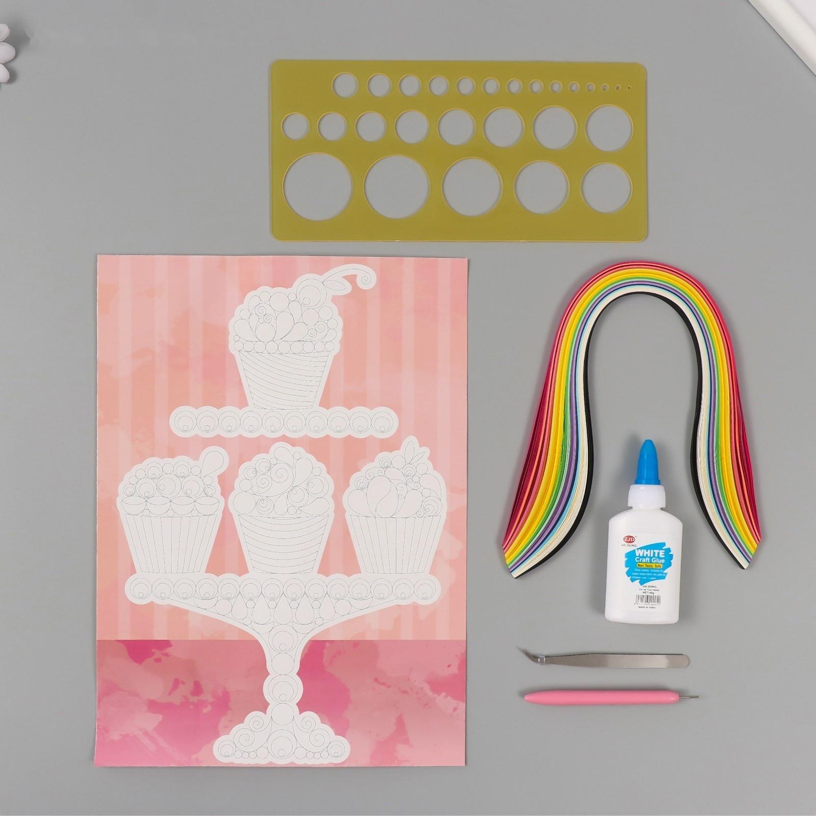 Набор для квиллинга 170 полосок с инструментами 