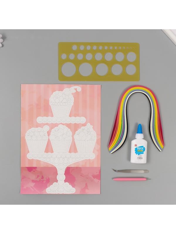 Набор для квиллинга 170 полосок с инструментами 