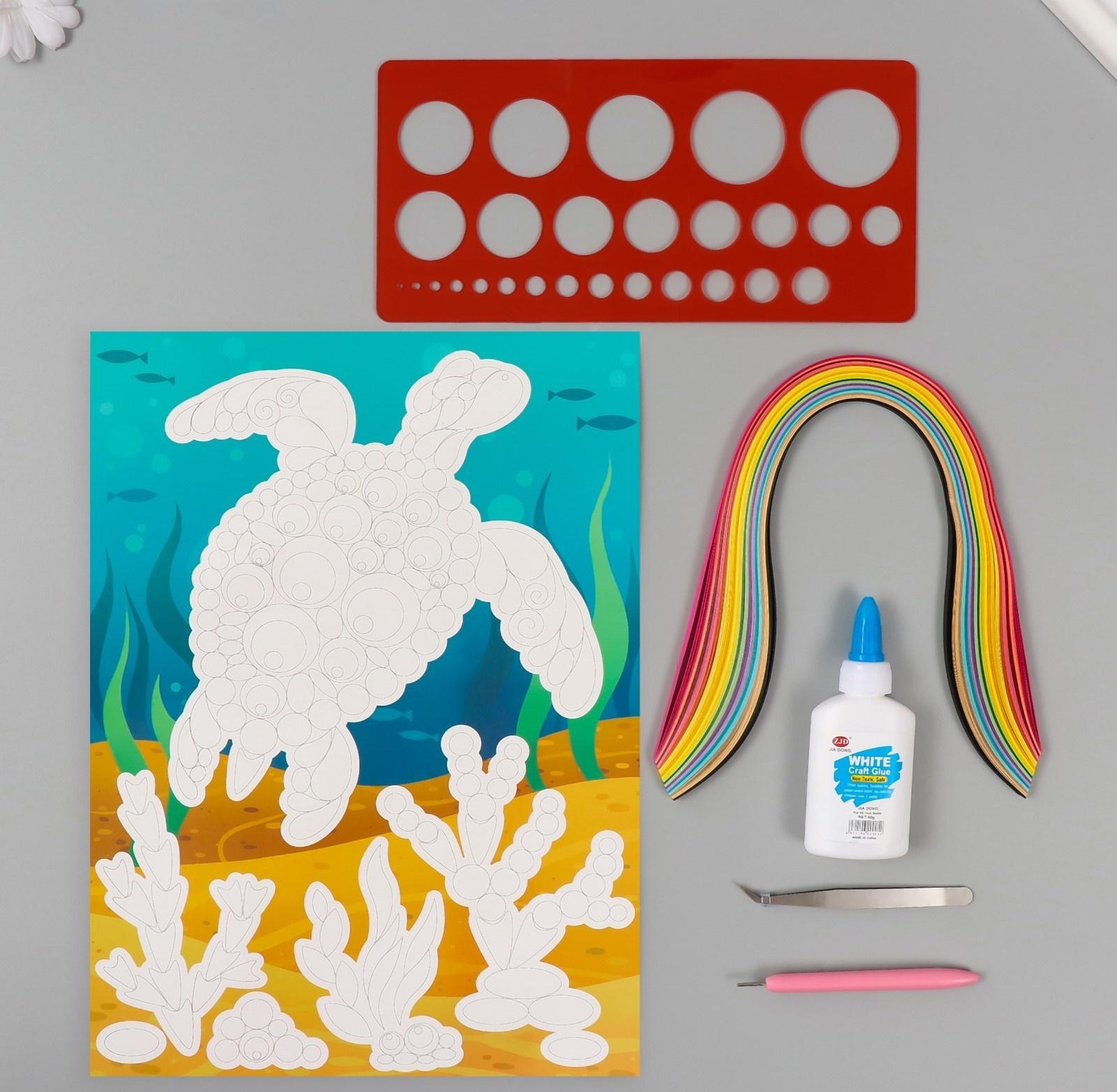 Набор для квиллинга 170 полосок с инструментами 