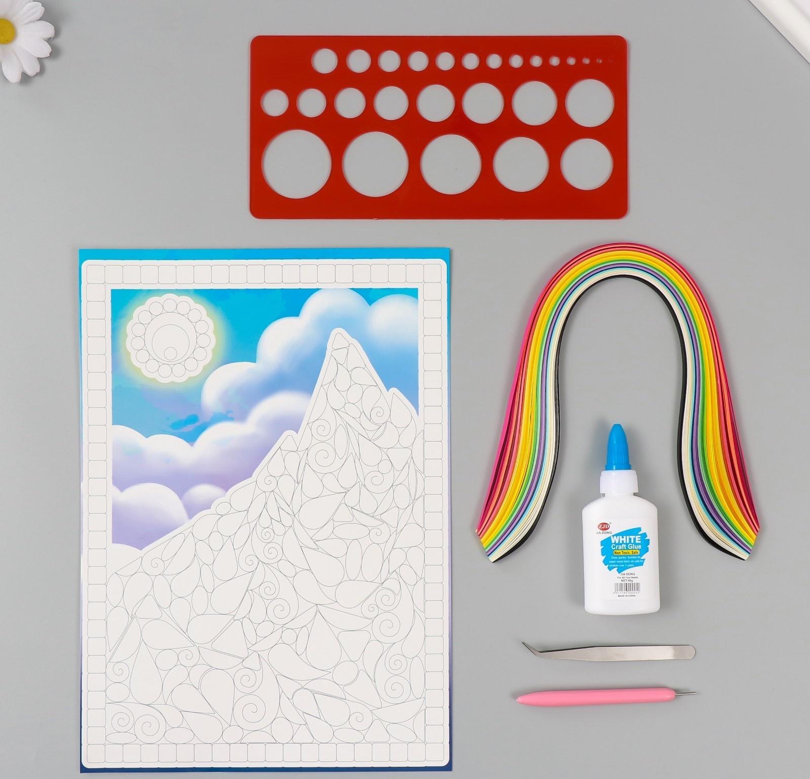 Набор для квиллинга 170 полосок с инструментами 