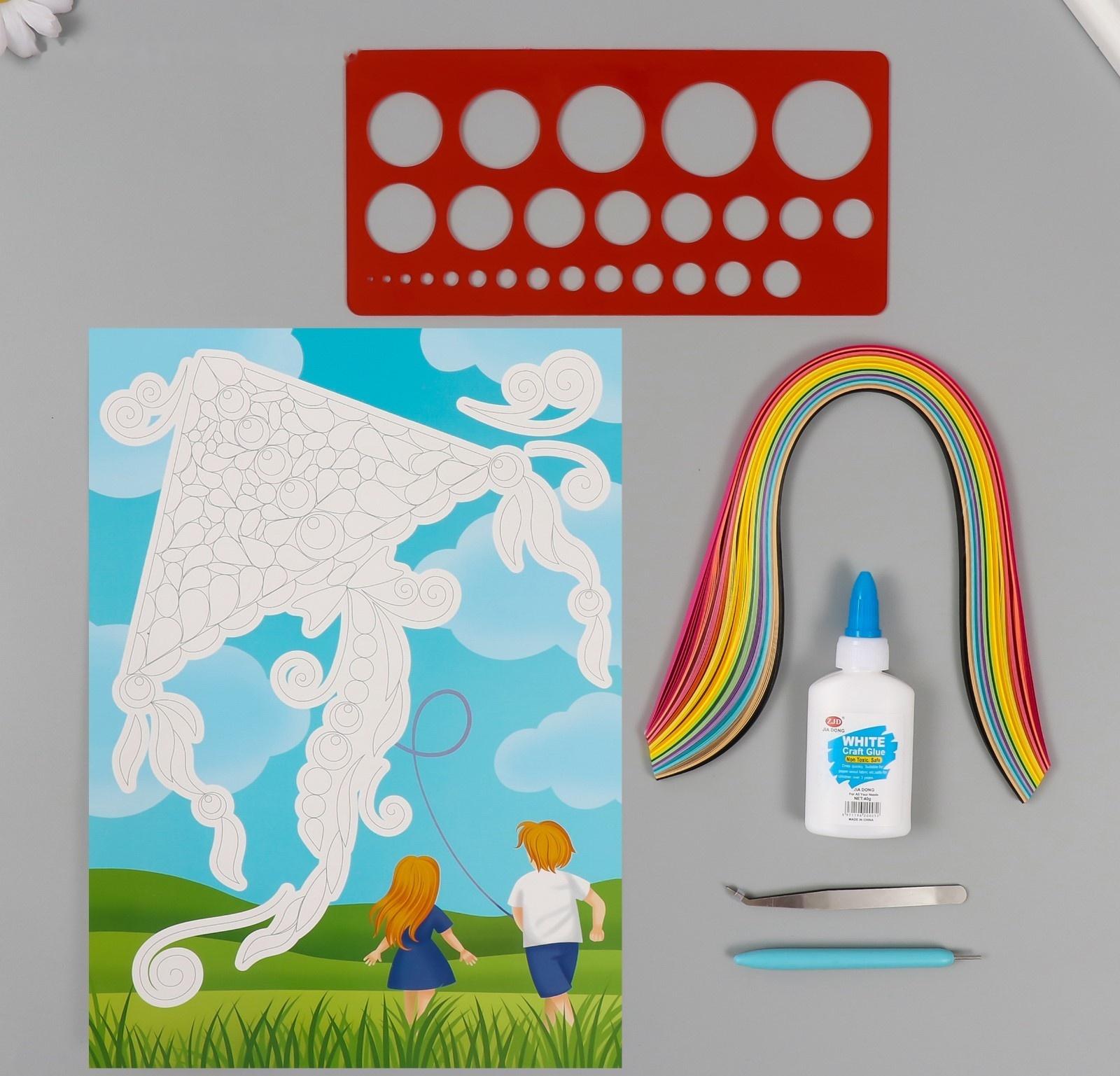 Набор для квиллинга 170 полосок с инструментами 