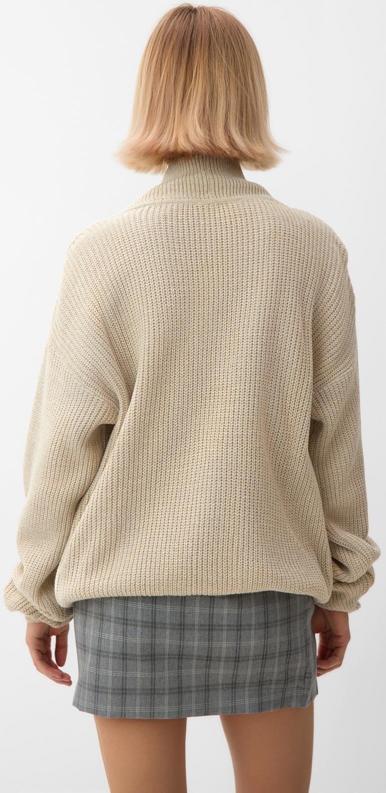 Кардиган на пуговицах женский MINAKU: Casual Collection, бежевый, размер 44