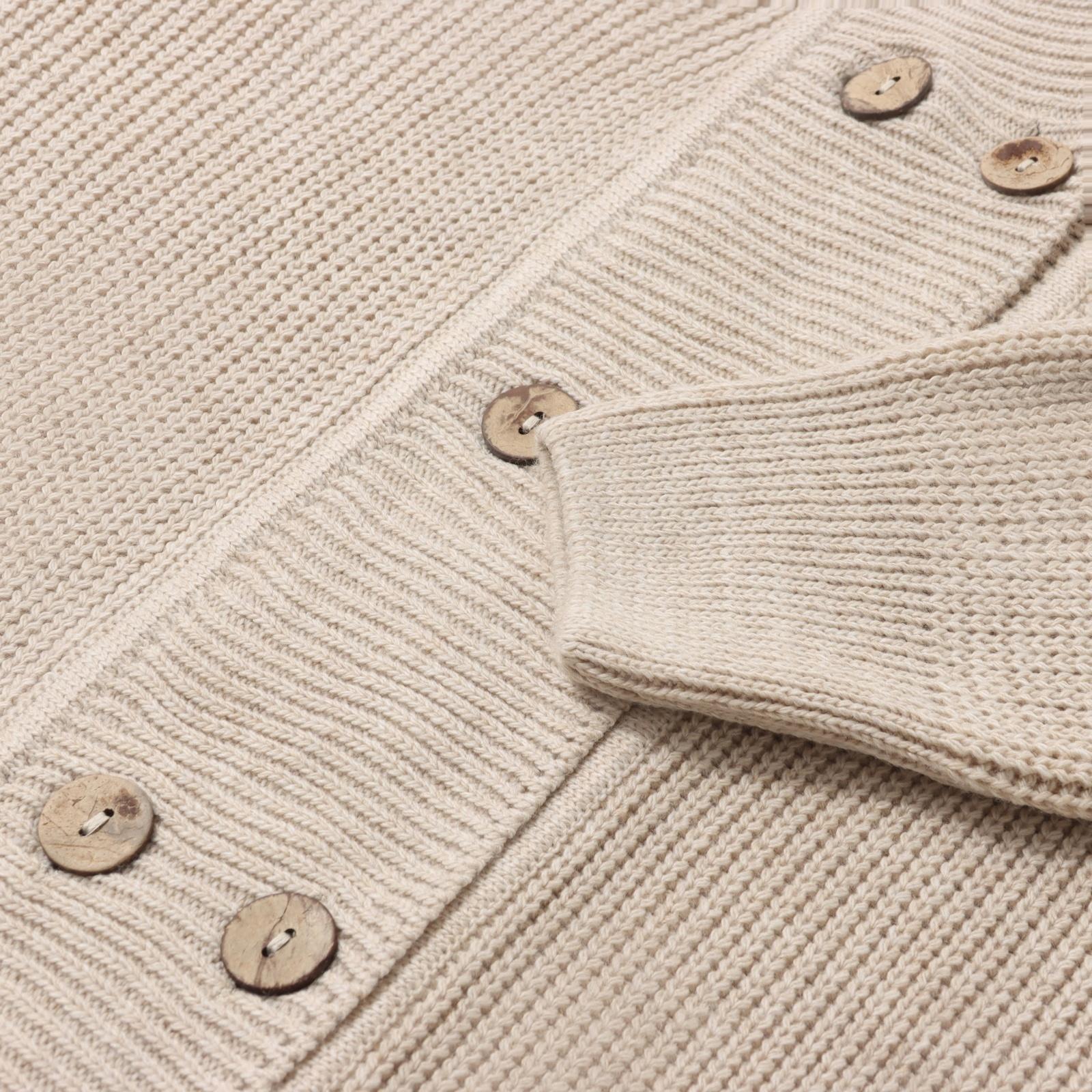 Кардиган на пуговицах женский MINAKU: Casual Collection, бежевый, размер 50