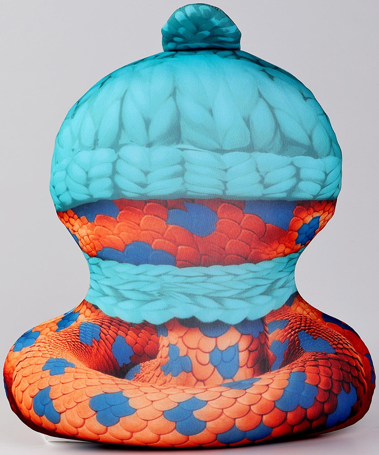 Антистресс игрушка «Змея пятнистая в шапке»