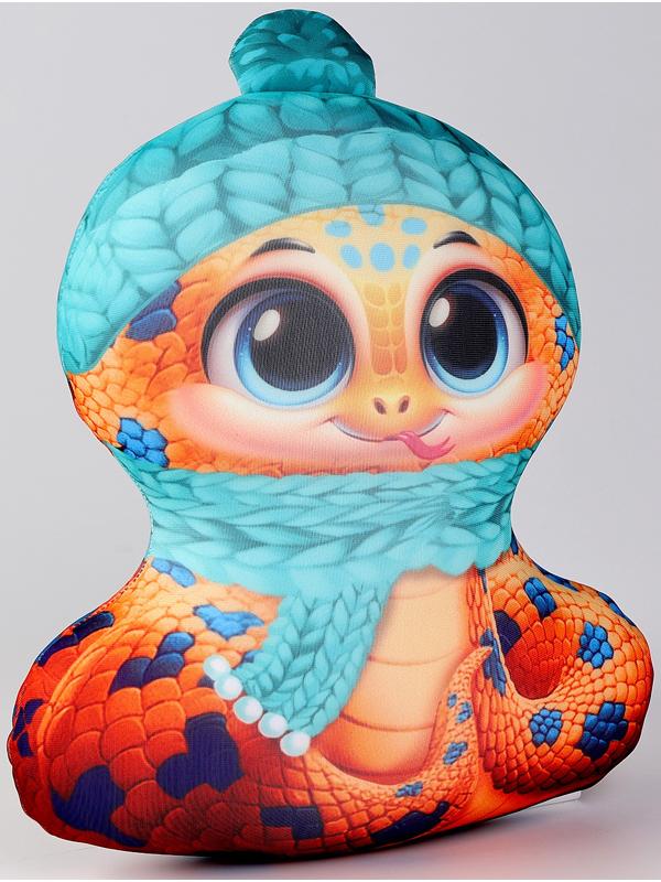 Антистресс игрушка «Змея пятнистая в шапке»