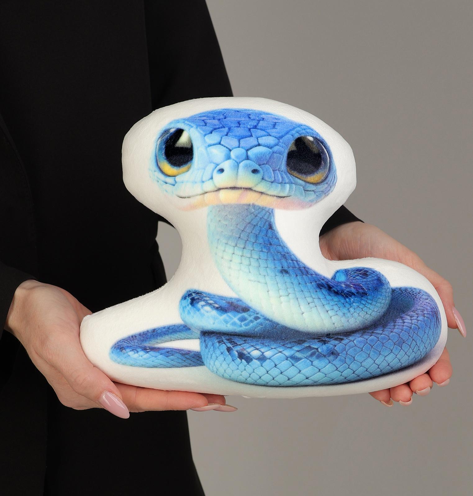 Антистресс игрушка «Змея» синяя