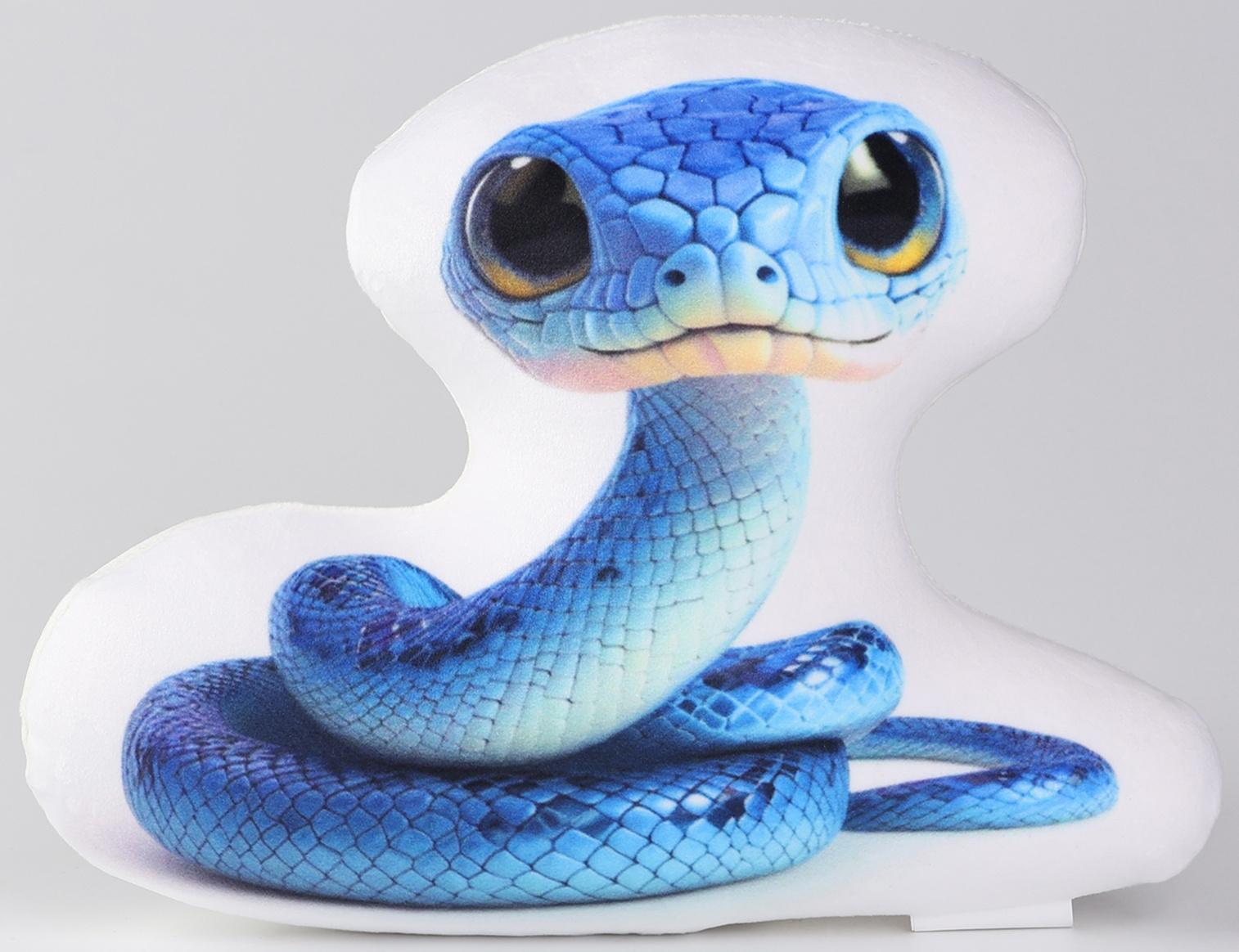 Антистресс игрушка «Змея» синяя