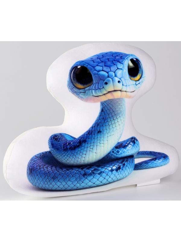 Антистресс игрушка «Змея» синяя