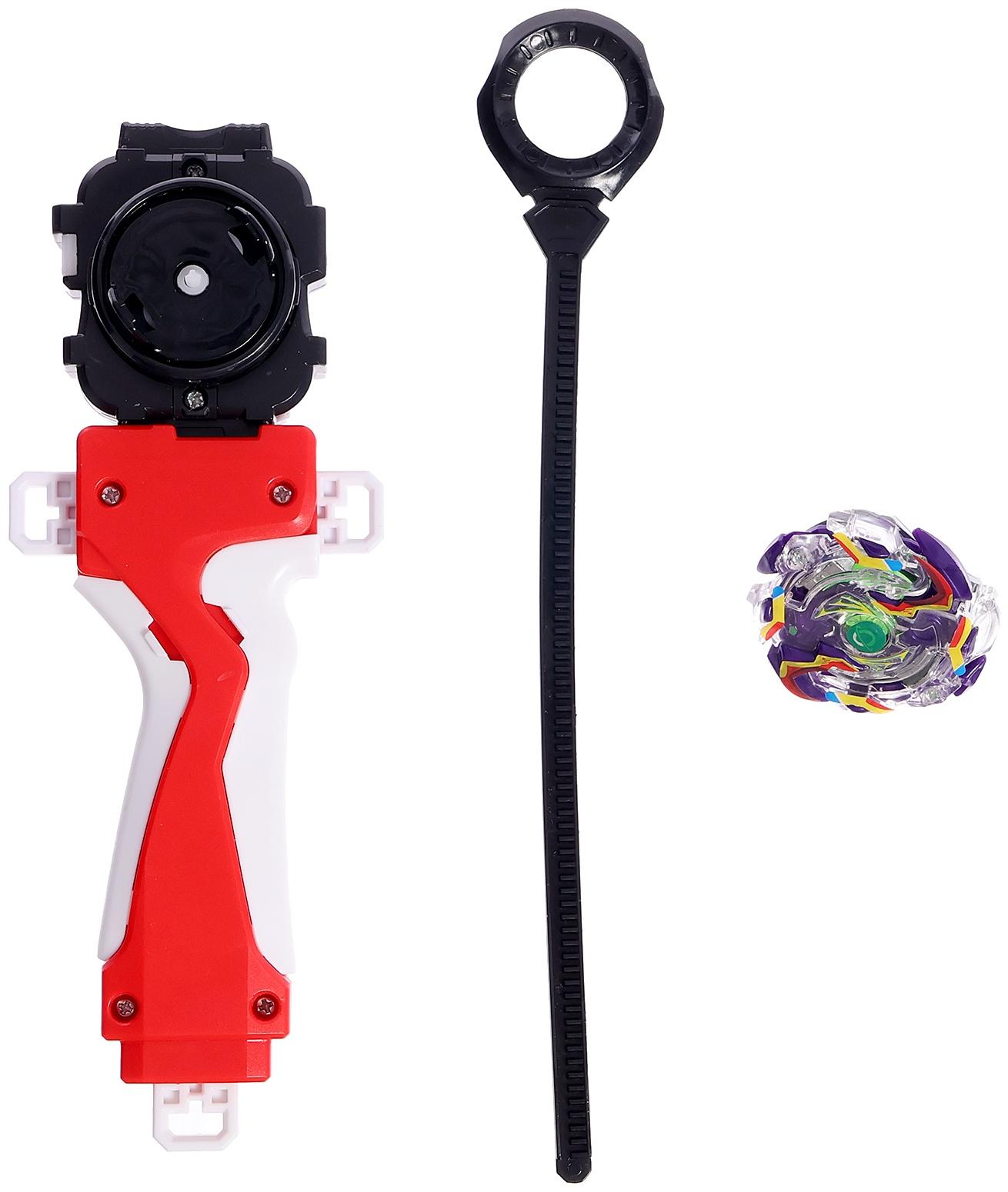 Боевой волчок ULTRA SPIN, с устройством для запуска, цвет МИКС