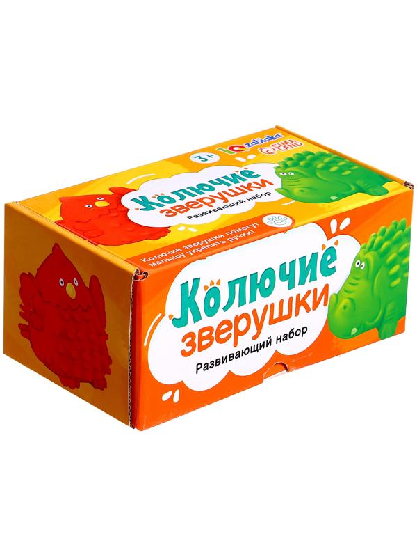 Развивающий набор «Колючие зверушки», 3+