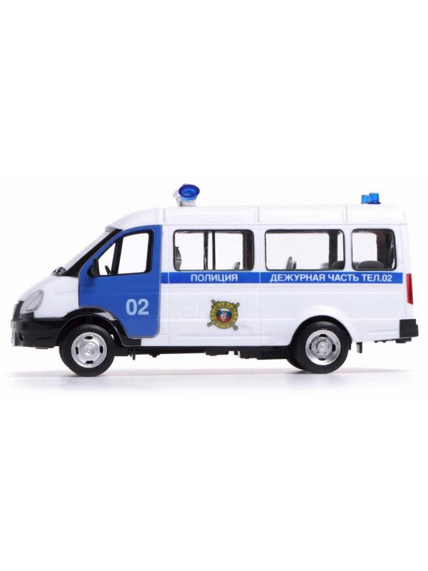 Инерционная машинка Play Smart 1:29 «GAZель-27057 Автобус Дежурной части Полиции» 9689-B
