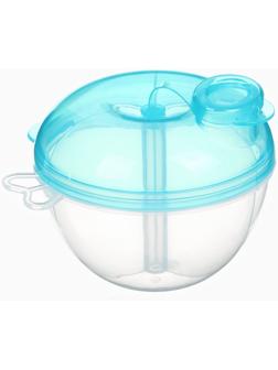 Контейнер для детского питания Крошка Я, 3 секции, ВИД 3, 180 мл., голубой