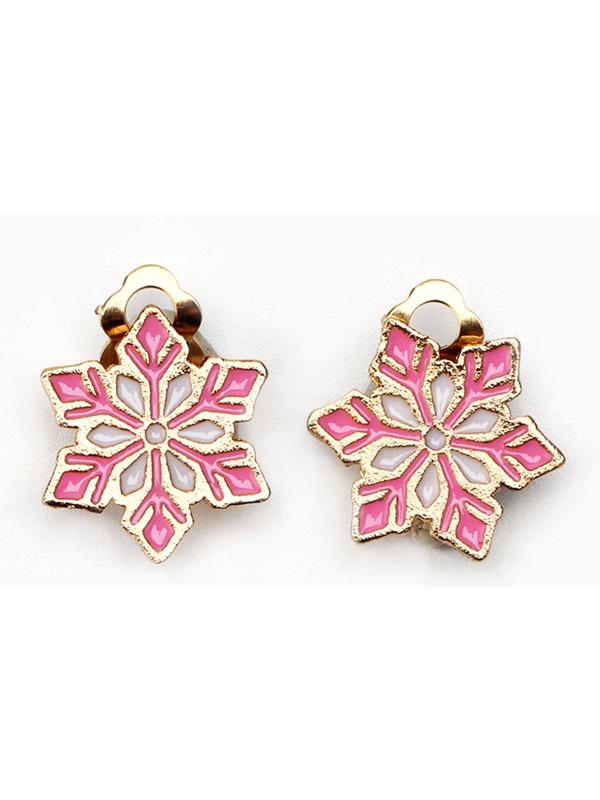 Серьги клипсы новогодние «Самой волшебной», на Новый год, 7 х 9 см