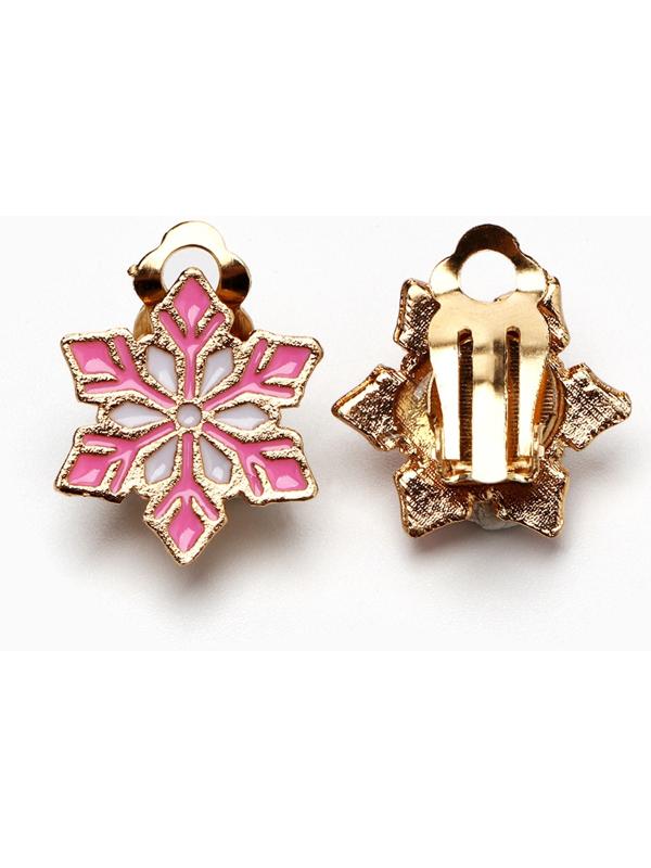 Серьги клипсы новогодние «Самой волшебной», на Новый год, 7 х 9 см