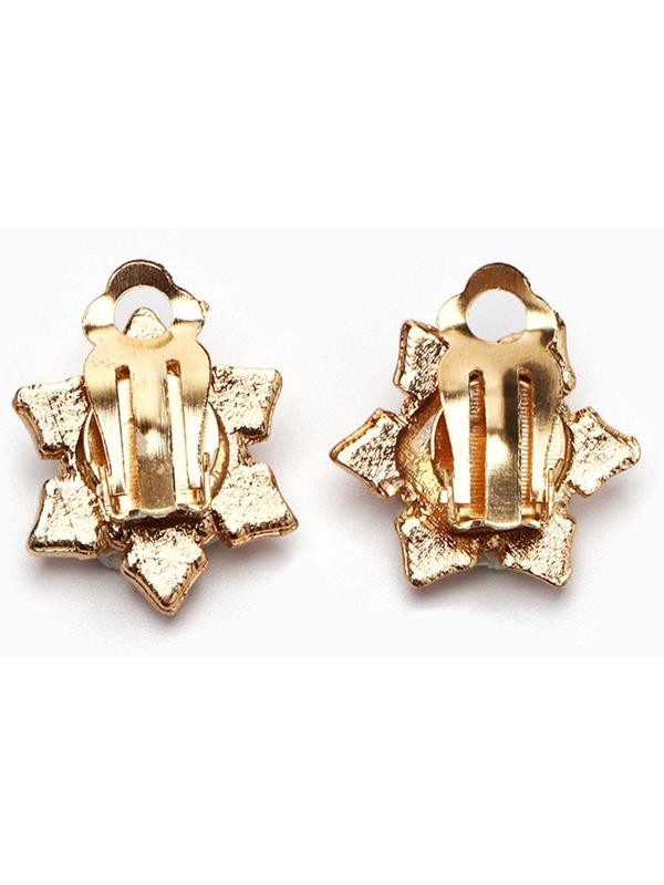 Серьги клипсы новогодние «Самой волшебной», на Новый год, 7 х 9 см