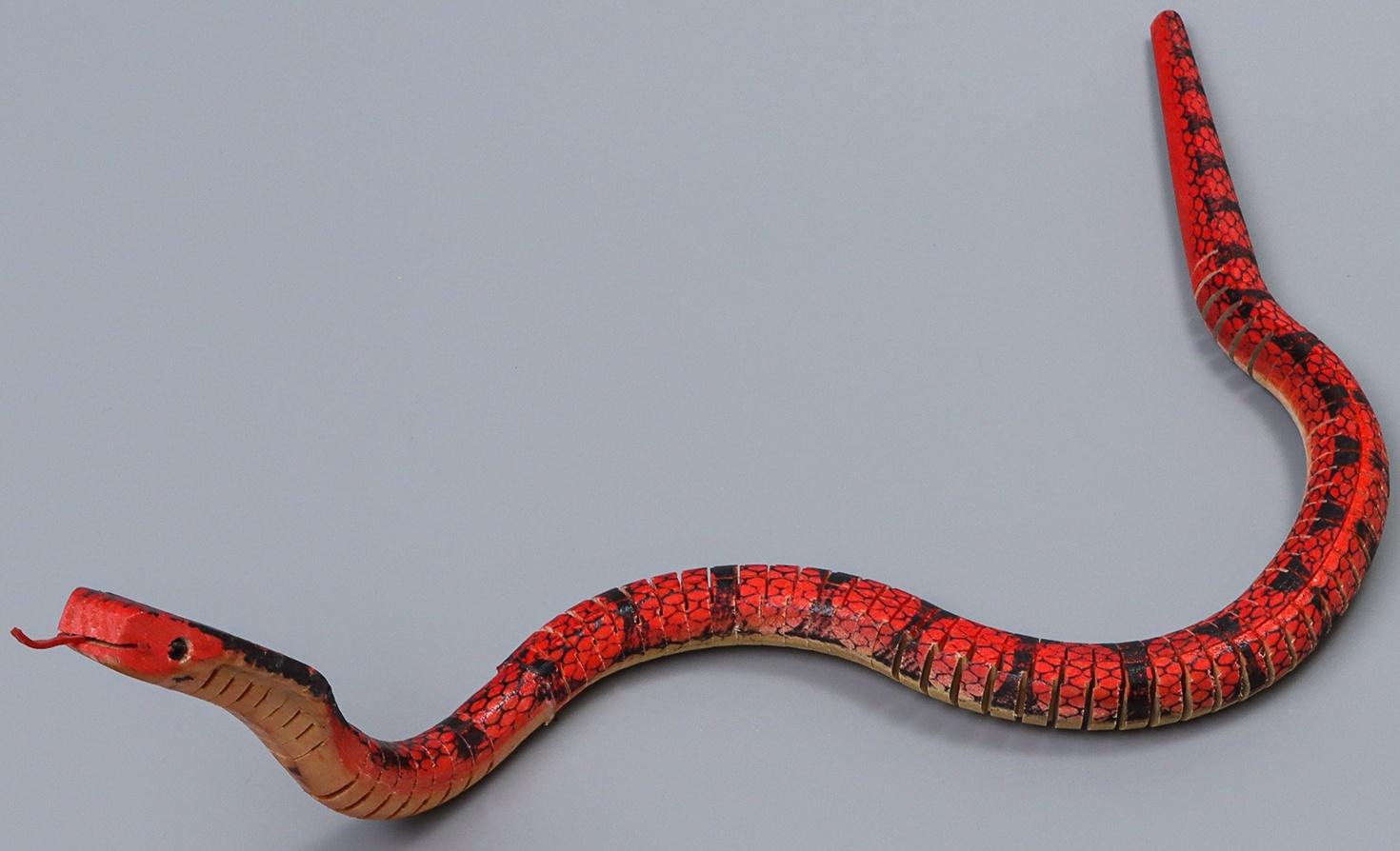 Деревянная игрушка «Змея Кобра», 60×2×2 см