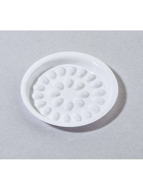 Лунки для смешивания клея, набор - 40 шт, 4,8 × 0,5 см, цвет белый