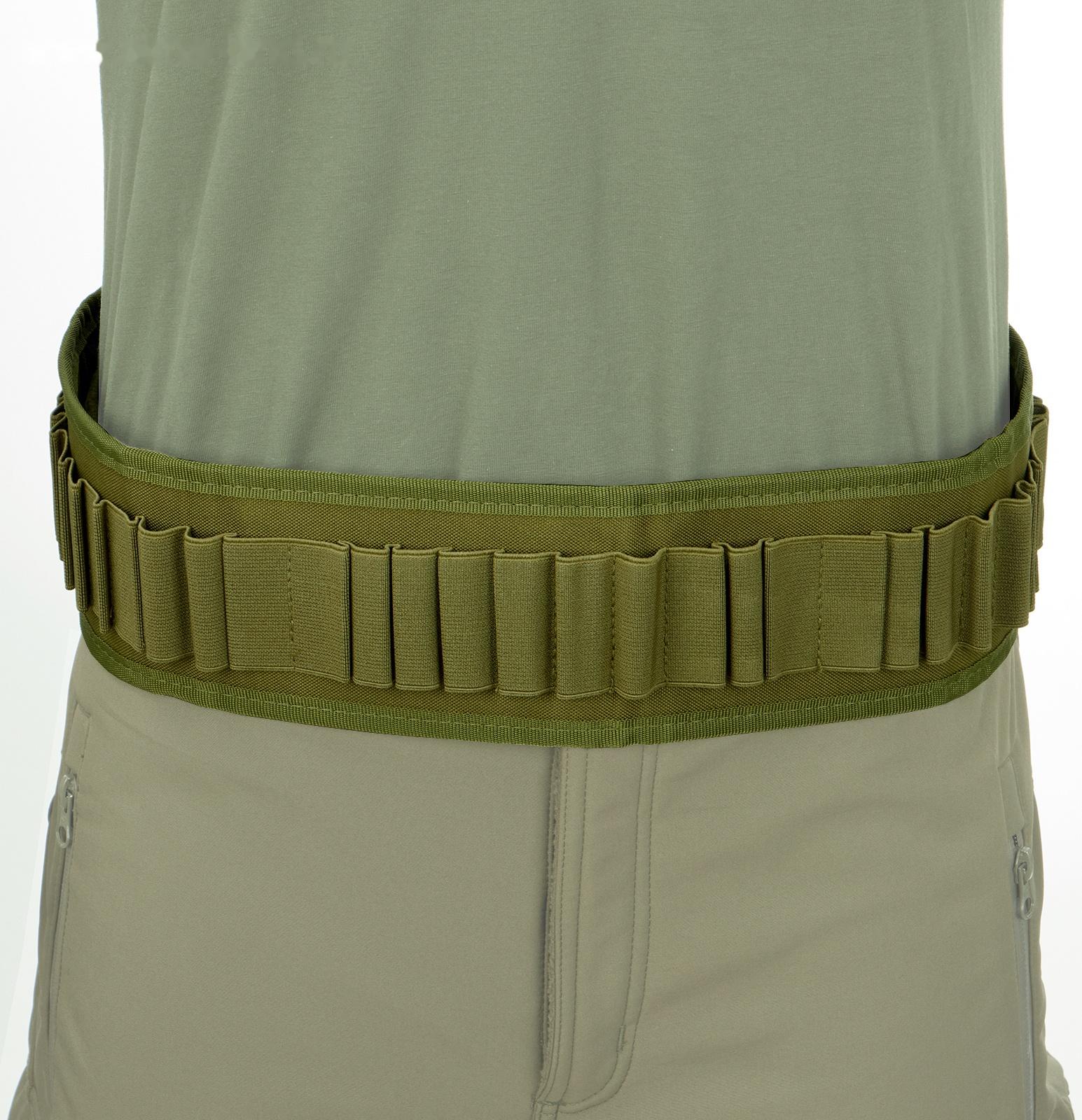 Патронташ охотничий, нейлон 1000d, на 30 патронов, хаки