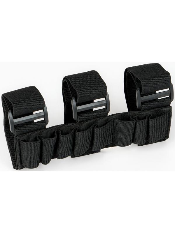 Патронташ охотничий на руку, нейлон, на 8 патронов, черный